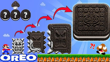 Mario Wonder but Every Seed Makes Mario Touches Turn Into OREO? | ADN MARIO GAME