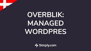 Managed WordPress - Overblik | Simply.com
