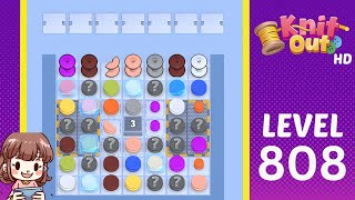 Knit Out Level 808 Solution Walkthrough