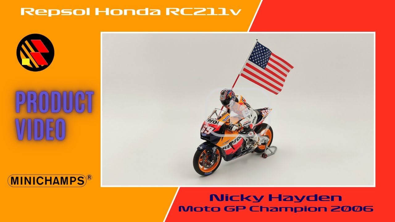 ミニチャンプス 1/12 ホンダ RC211V ダニ・ペドロサ 2006 ミニチャンプス 1/12 ホンダ RC211V ダニ・ペドロサ 2006