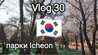 Vlog 30 ЖИЗНЬ И РАБОТА В ЮЖНОЙ КОРЕЕ. ПАРКИ ICHEON, ПОДСТРИГСЯ, ГУЛЯЮ.