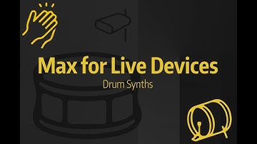 Ableton Live Tutorial - Max for Live Devices - Drum Synths