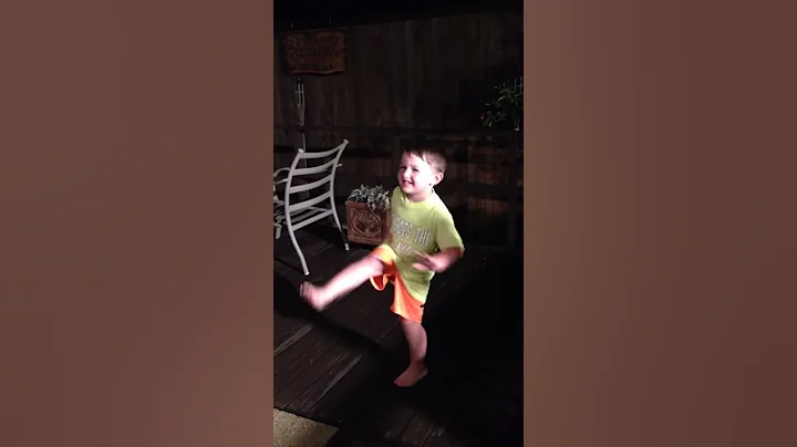 Kamden Lankford (3 years old) challenges John Cena...