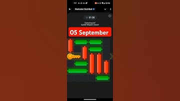 05 September Hamster Kombat Daily Mini Game Today | Daily Cipher Code | Daily Combo Cards