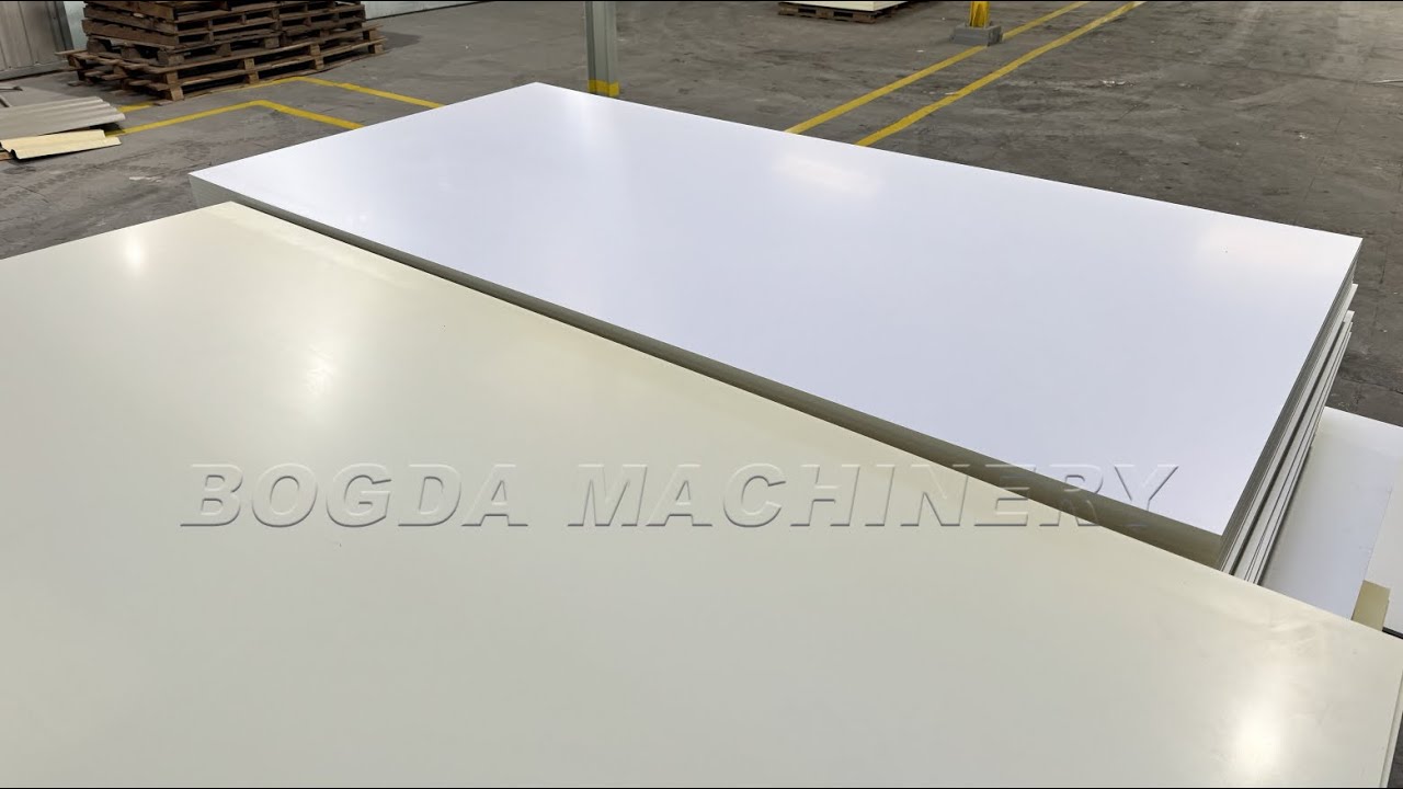 Comment fabriquer un panneau de mousse PVC Forex Celuka blanc ?