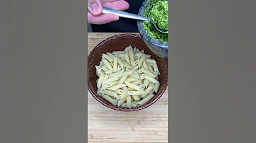 БЫСТРО и ВКУСНО! Макароны со шпинатом.