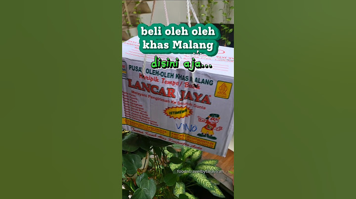 beli oleh oleh khas Malang di Lancar Jaya aja! #oleholehmalang #lancarjaya #keripikapelmalang