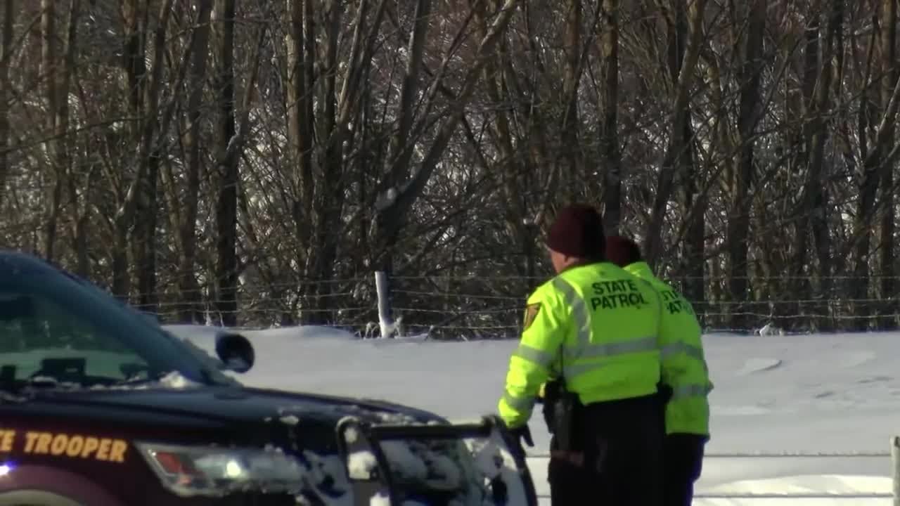 Slippery roads cause crashes in the area - YouTube