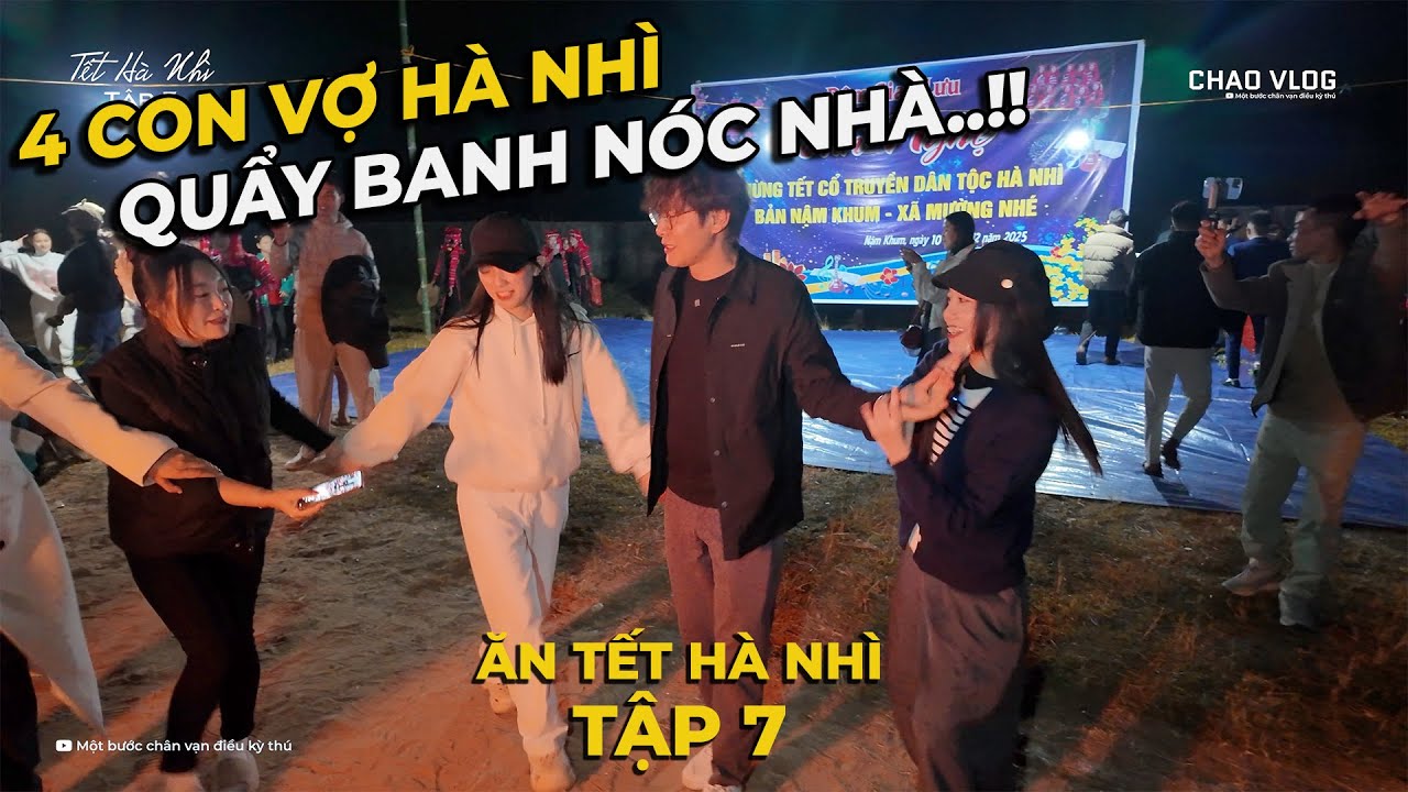 Bung Nóc Cùng Các Gái Bản Nậm Khum Xinh Đẹp Trong Đại hội Văn Nghệ Độc Đáo Đón Tết Mới..!!