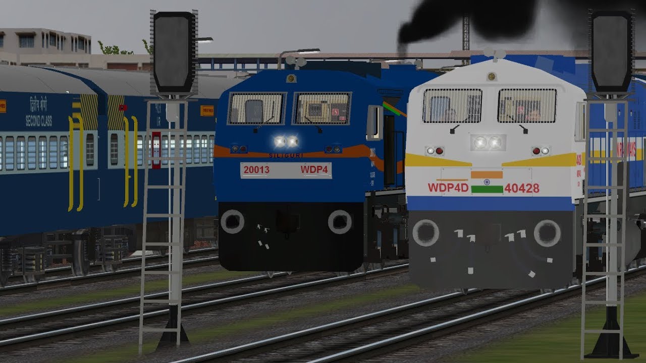 55801 Manas Rhino Passenger  || indian railway in MSTS OPEN RAIL ||