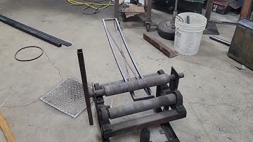 How To Curve An Iron Railing. Part-1 #weldingdiy #weldingshop
