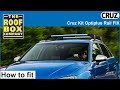 CRUZ OptiPLUS FIX flush rail fitting kit - How to fit