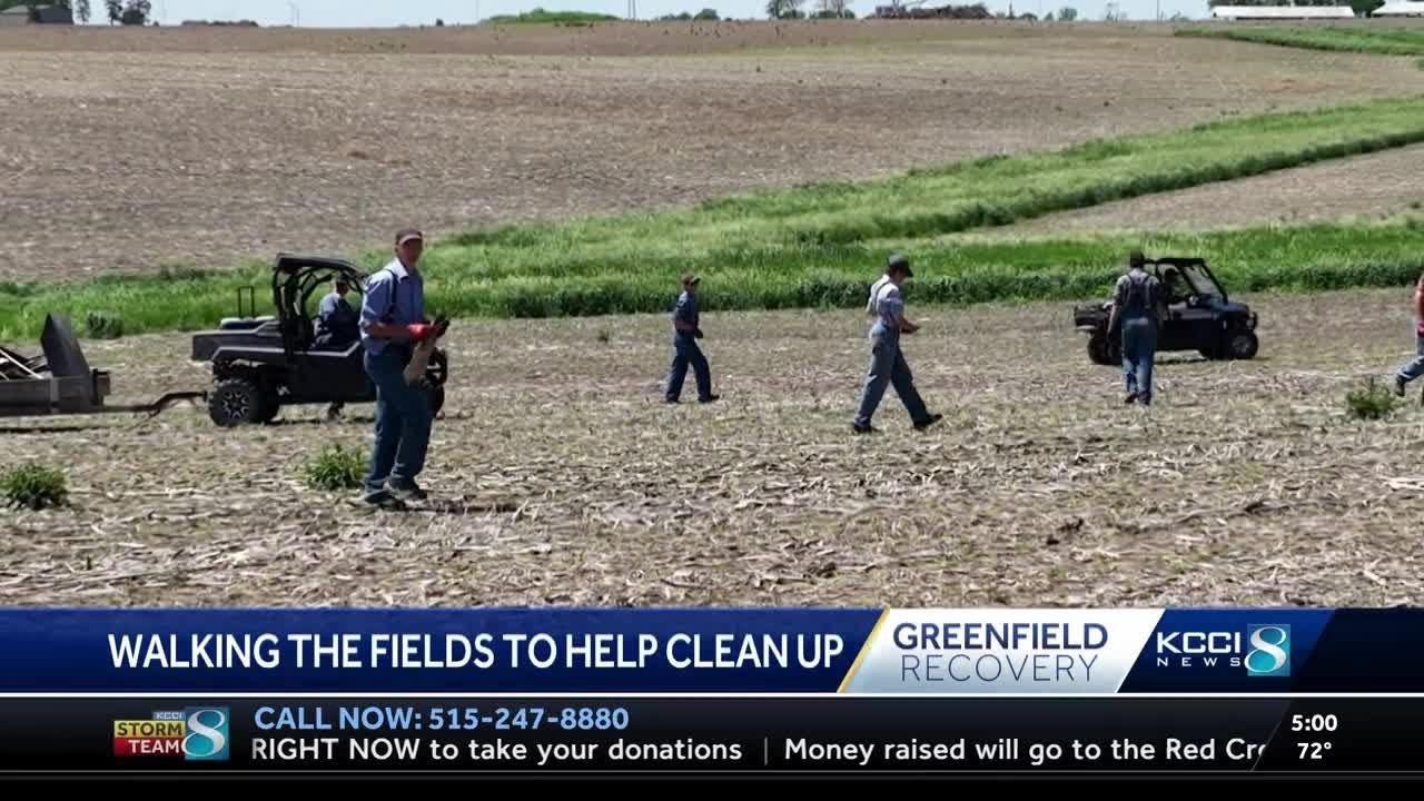 Clean up from the deadly Greenfield tornado continues - YouTube