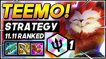 *100% CRIT TEEMO!* - TFT SET 5 BEST Ranked Comp I Teamfight Tactics Strategy Guide 11.11 Patch