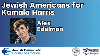 Alex Edelman: The importance of getting out the vote for Kamala Harris thumbnail