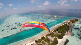 Paramotor Maldives 2019 4K- The longest open water crossing ever done by Paramotor