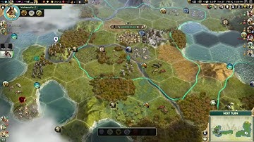 Civilization 5 Multiplayer - Shoshone and Greece Session 1 Part 3
