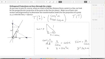 1.8 Orthogonal Projections in 2D