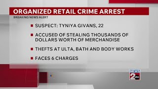 Organized retail crime arrest in Nashville