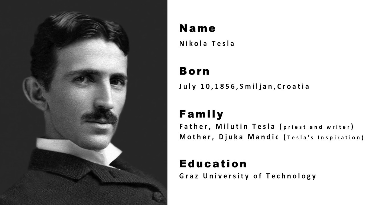 biography of nikola tesla short