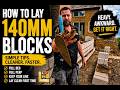 How To Lay 140mm Blocks Cleanly | Simple Builder Tips For Faster Blockwork