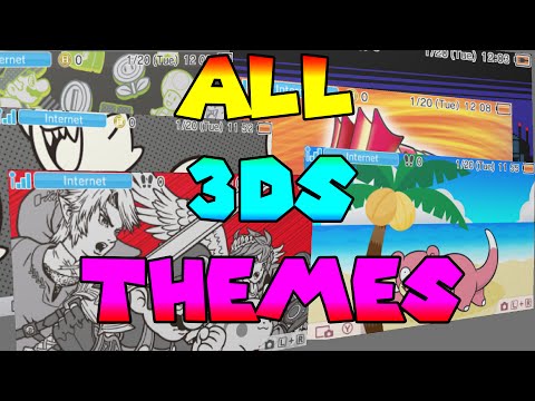 All Nintendo 3DS Themes (75 Themes)