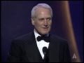 Paul Newman receiving the Jean Hersholt Humanitarian Award