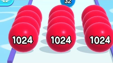 Ball Run 2048 - All Levels Gameplay Android,iOS Level 991-1000