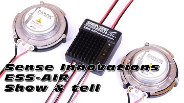 Sense Innnovations ESS-AIR sound system - Show & tell + setup