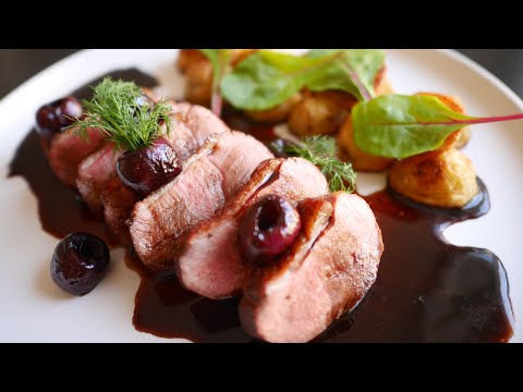 法式櫻桃醬嫩煎鴨胸終極秘訣 French Duck Breast with Cherry Sauce