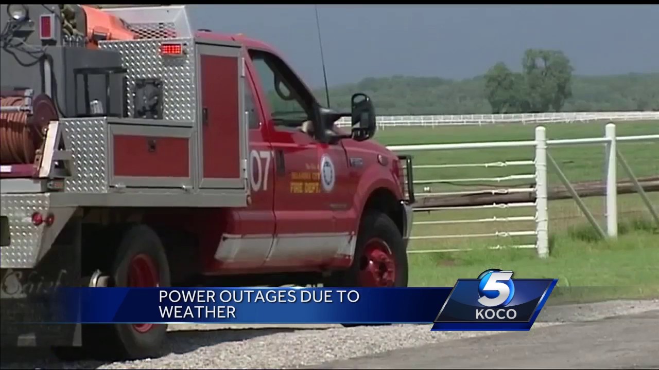 High winds knock down power poles in metro - YouTube