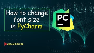 How to increase font size in PyCharm IDE?