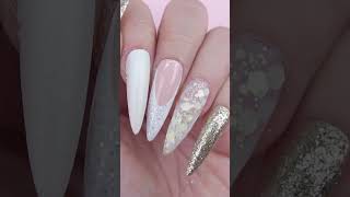 🤍❄️Gaudy and Fabulous Frosty Winter Nail Design Tutorial | White Nails by Light Elegance Nail Products 631 views 5 months ago 2 minutes, 36 seconds