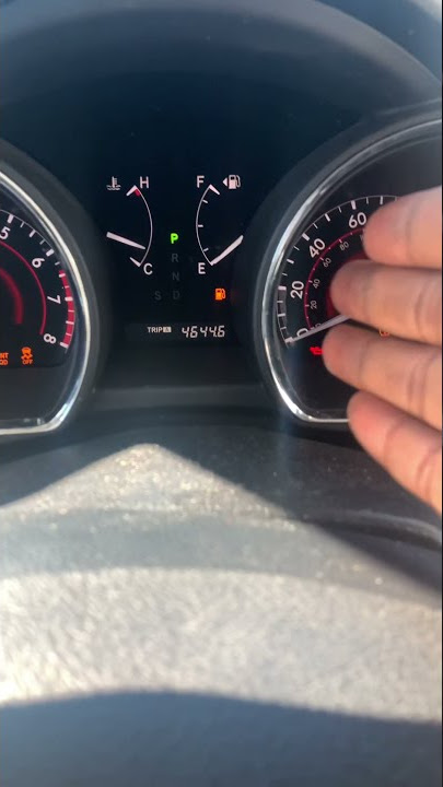 2007 Toyota Highlander Hybrid Maintenance Light Reset | Shelly Lighting