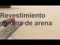 Proceso de construcción y revestimiento de una piscina de arena