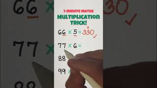 Multiplication Tricks! #math #mathtrick #mathhacks #mathematics #mathtricks