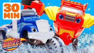 Blaze TOYS Car Washes, Transformations, & Rescue Missions! ππ§Ό | Blaze and the Monster Machines