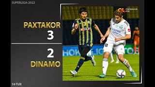 Superliga. Paxtakor - Dinamo 3:2. Highlights