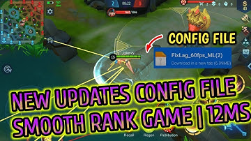 CONFIG ML SMOOTH RANK GAME | NO FPS DROP | 60FPS | 2GB TO 4GB RAM