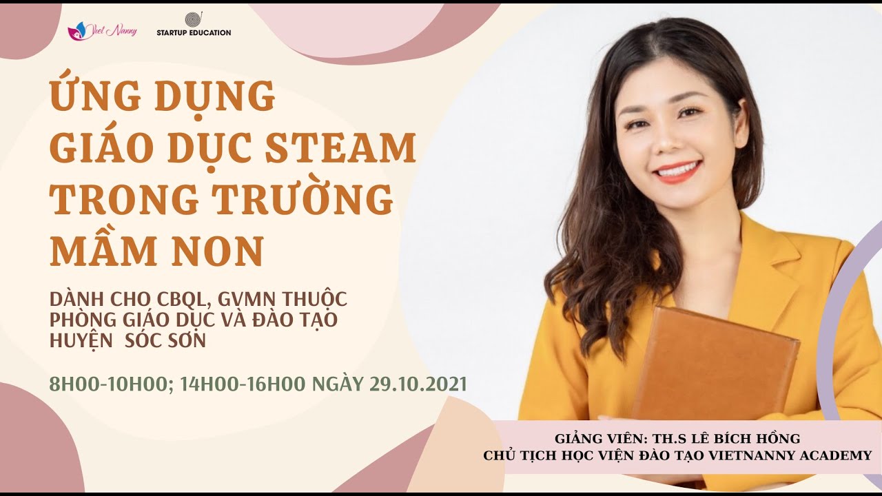 Đào tạo STEAM phòng Giáo dục và Đào tạo Huyện Sóc Sơn I Th.s Lê Bích Hồng