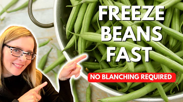 🧊Freezing Beans Without Blanching (Super simple for beginners!)