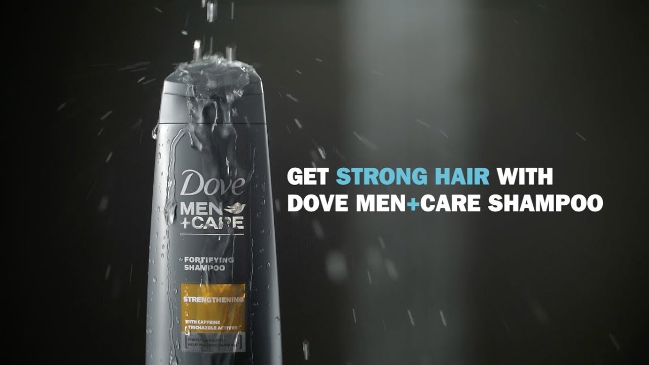Get Strong Hair with Dove Men+Care Shampoo