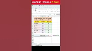 Advanced xlookup formula in Ms excel #excel #exceltips #exceltutorial #shorts #msexcel