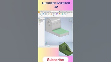 Autodesk Inventor Part modeling #autodeskinventor #autodesk #inventortutorial