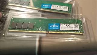 ram Crucial CT8G4DFS824A Memory  PC  8 GB, DDR4, 2400 mhz PC4 19200 Single Rank DIMM 288Pin