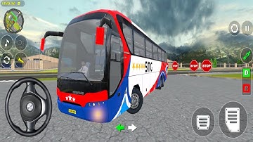 Bus simulator 3D Indian Real Driving Simulator Game 2024 New Bus Driving Bast Android Gameplay