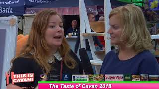 Siobhan Harton talks th Áine Duffy about her Art Studio and creations at The Taste of Cavan 2018, Ca