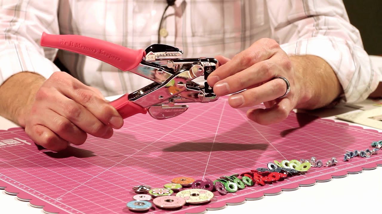 We R Makers - Crop-A-Dile - Eyelet and Snap Punch Tool