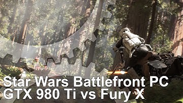 Star Wars Battlefront 4K - GTX 980 Ti vs Fury X Uber-Resolution Testing!