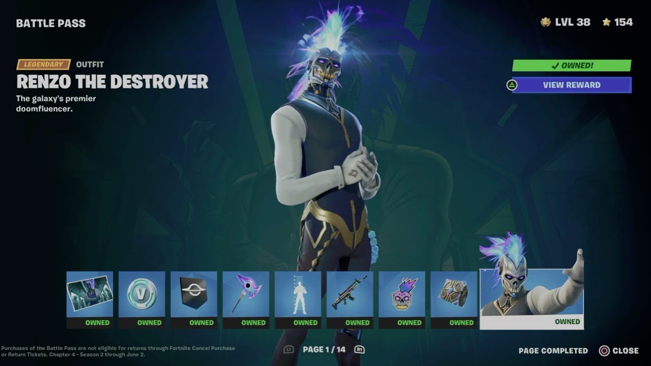 How to Unlock Renzo The Destroyer Skin in Fortnite Battle Pass